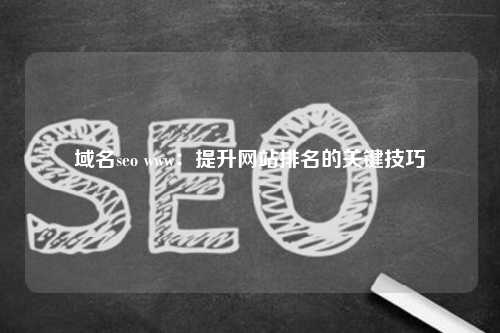 域名seo www：提升网站排名的关键技巧